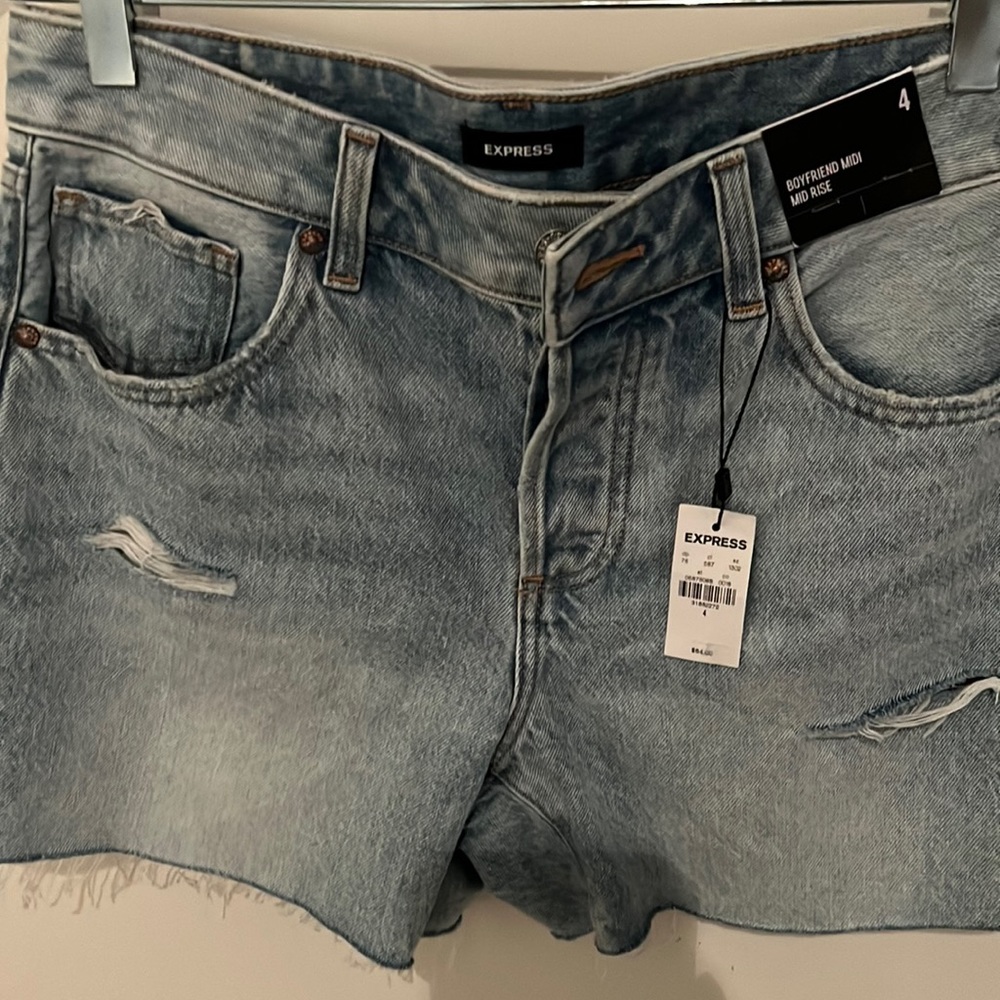 Express BOYFRIEND MIDI MID RISE